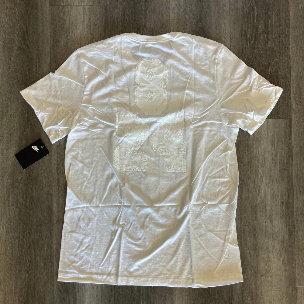 Large Kobe Mamba Halo T-Shirt White Brand New